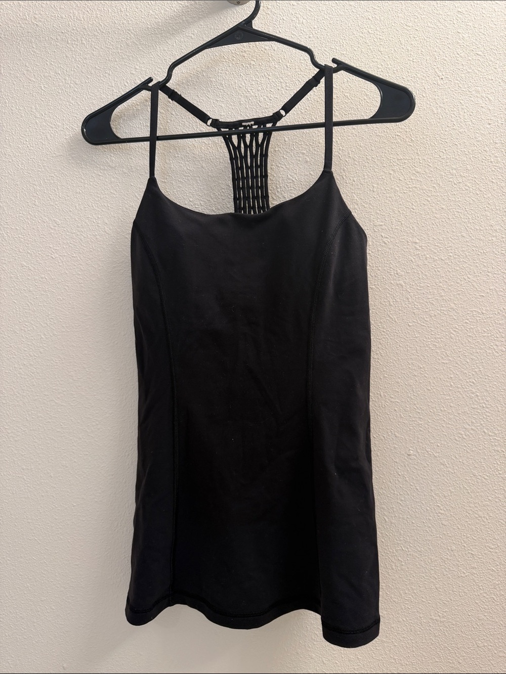 lululemon athletica Black Strappy Tank Top